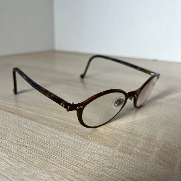 Jean LaFont Paris Flaubert 500 Eyeglasses Brown Frames READ 45-21-145 main image 4